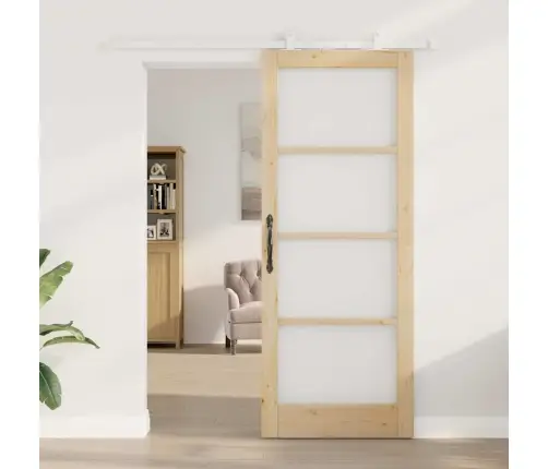 Stumdomos Durys Orkdal Ruda 83 X 211 Cm Medis Ir Metalas