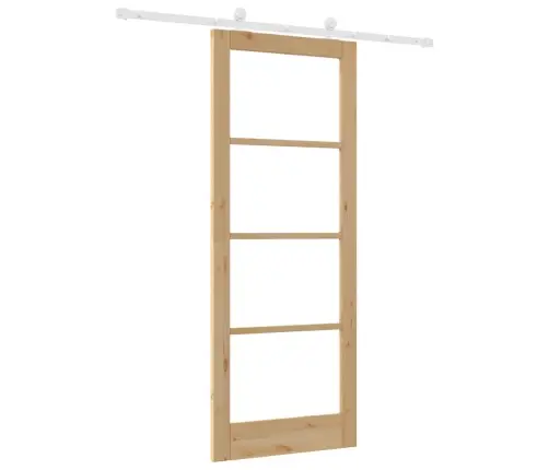 Stumdomos Durys Orkdal Ruda 83 X 211 Cm Medis Ir Metalas