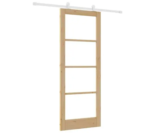Stumdomos Durys Orkdal Ruda 83 X 211 Cm Medis Ir Metalas