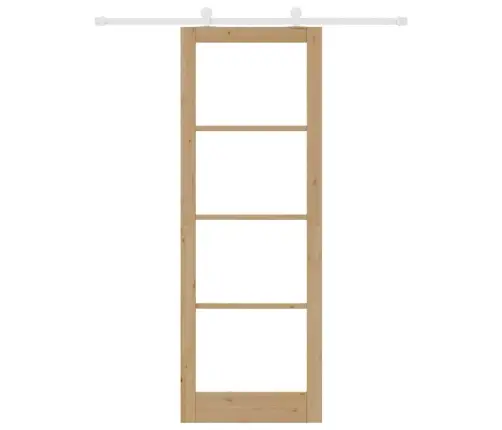 Bīdāmās Durvis Orkdal Brūna 83 X 232 Cm Koks Un Metāls Vidaxl