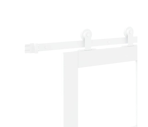 Bīdāmās Durvis Orkdal Balts 73.5 X 211 Cm Koks Un Metāls Vidaxl