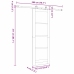 Bīdāmās Durvis Orkdal Balts 73.5 X 211 Cm Koks Un Metāls Vidaxl