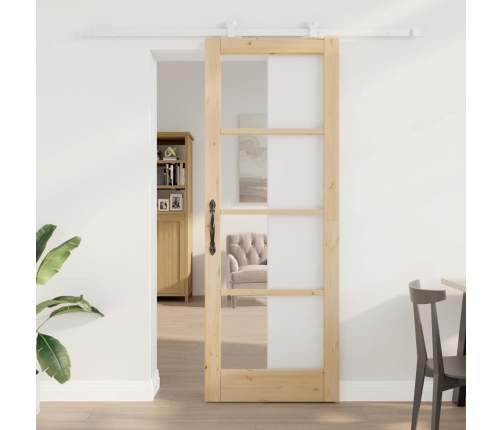 Stumdomos Durys Orkdal Ruda 78 X 211 Cm Medis Ir Metalas