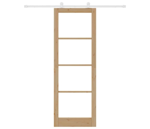 Bīdāmās Durvis Orkdal Brūna 83 X 232 Cm Koks Un Metāls Vidaxl