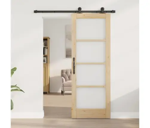 Bīdāmās Durvis Ar Uzstādīšanas Komplektu Orkdal 73.5X198.5 Cm Vidaxl