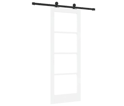 Bīdāmās Durvis Ar Aparatūras Komplektu Orkdalbaltas 73.5 X 198.5 Cm Vidaxl