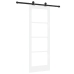 Bīdāmās Durvis Ar Aparatūras Komplektu Orkdalbaltas 73.5 X 198.5 Cm Vidaxl