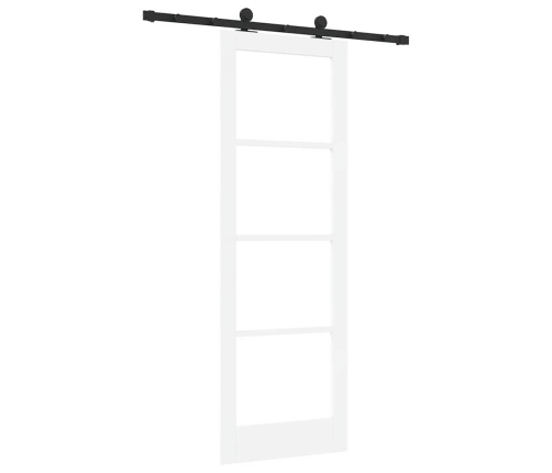 Bīdāmās Durvis Ar Aparatūras Komplektu Orkdal Baltas 73.5X211 Cm Vidaxl