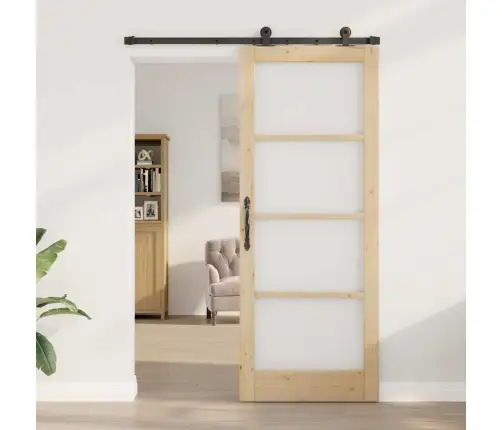 Bīdāmās Durvis Ar Aparatūras Komplektu Orkdal83X211 Cm Vidaxl