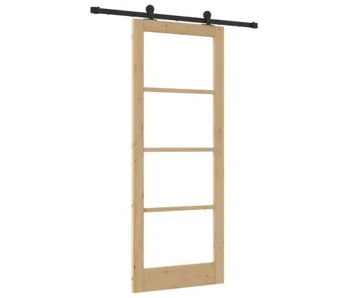 Bīdāmās Durvis Ar Aparatūras Komplektu Orkdal83X211 Cm Vidaxl