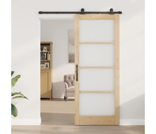 Bīdāmās Durvis Ar Slīdēšanas Komplektu Orkdal86X211 Cm Vidaxl