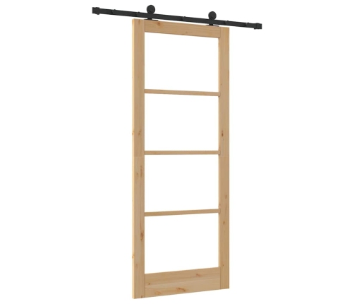 Bīdāmās Durvis Ar Slīdēšanas Komplektu Orkdal86X211 Cm Vidaxl