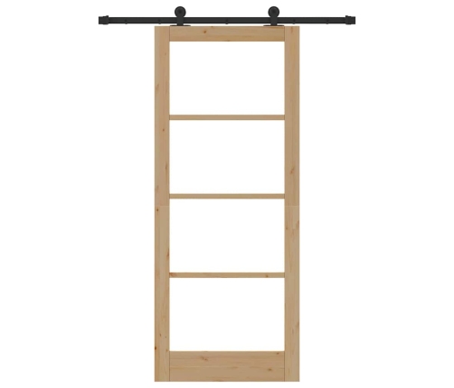 Bīdāmās Durvis Ar Slīdēšanas Komplektu Orkdal86X211 Cm Vidaxl