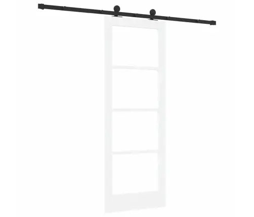 Bīdāmās Durvis Ar Aparatūras Komplektu Orkdalbaltas 73.5X198.5 Cm Vidaxl