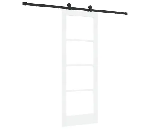 Bīdāmās Durvis Ar Aparatūras Komplektu Orkdalbaltas 73.5X198.5 Cm Vidaxl