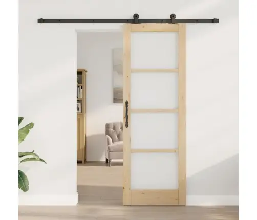 Bīdāmās Durvis Ar Aprīkojuma Komplektu Orkdal 73.5X211 Cm Vidaxl