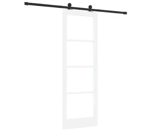 Bīdāmās Durvis Ar Aprīkojuma Komplektu Orkdal, Baltas, 73.5X211 Cm Vidaxl