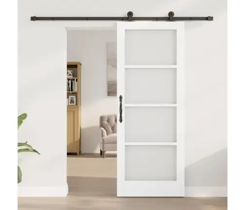 Stumdomos Durys Orkdal Balta 78 X 202 Cm Medis Ir Metalas
