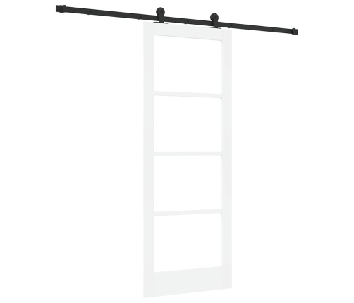 Bīdāmās Durvis Ar Aparatūras Komplektu Orkdalbalta 78X202 Cm Vidaxl