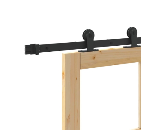Stumdomos Durys Orkdal Ruda 78 X 232 Cm Medis Ir Metalas