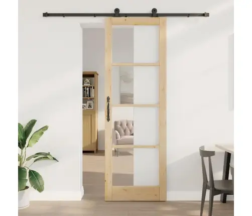 Slīdošās Durvis Ar Aparatūras Komplektu Orkdal78X232 Cm Vidaxl