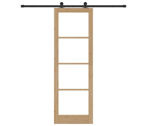 Stumdomos Durys Orkdal Ruda 78 X 232 Cm Medis Ir Metalas