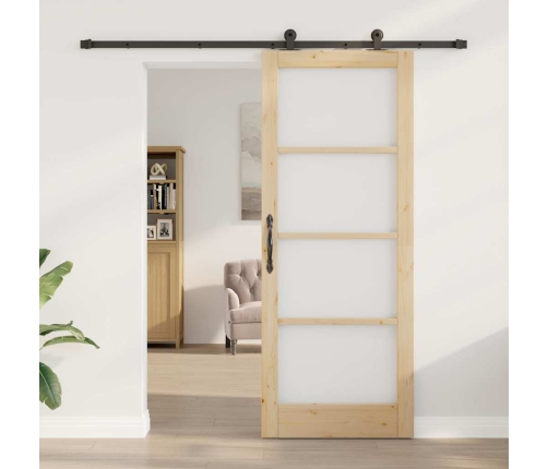 Bīdāmās Durvis Ar Aparatūras Komplektu Orkdal83X211 Cm Vidaxl