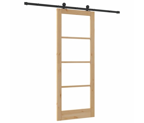 Bīdāmās Durvis Ar Aparatūras Komplektu Orkdal83X211 Cm Vidaxl