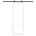 Vidaxl Bīdāmās Durvis Ar Aparatūras Komplektu Orkdal Balts 83X232 Cm