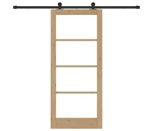 Bīdāmās Durvis Ar Aparatūras Komplektu Orkdal86X198.5 Cm Vidaxl