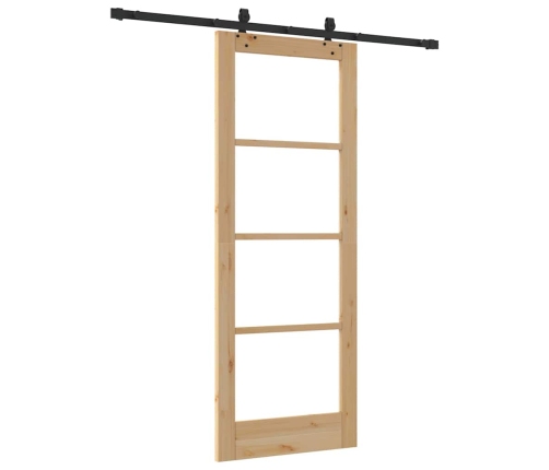 Stumdomos Durys Orkdal Ruda 78 X 202 Cm Medis Ir Metalas