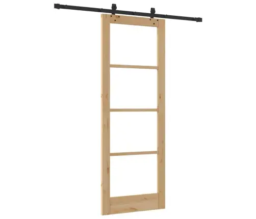 Stumdomos Durys Orkdal Ruda 78 X 211 Cm Medis Ir Metalas Stumdomos Durys Orkdal Ruda 78 X 211 Cm Medis Ir Metalas