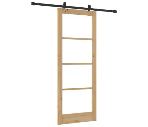 Slankios Durys Orkdal Natūrali Ir Juoda 83 X 211 Cm