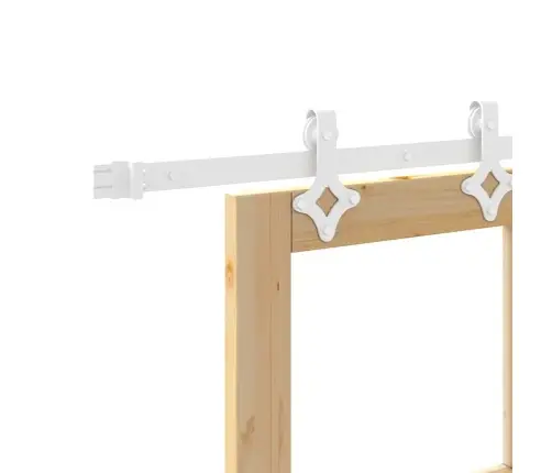 Bīdāmās Durvis Ar Aparatūras Komplektu 73.5X211 Cm Cietā Koka Priede Vidaxl