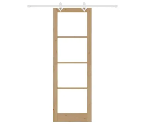Stumdomos Durys Ruda 78 X 232 Cm Medis Ir Metalas