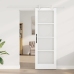 Liuguks Valge 73.5 X 211 Cm Puit Ja Metall