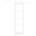Liuguks Valge 73.5 X 211 Cm Puit Ja Metall