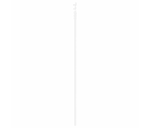 Liuguks Valge 73.5 X 211 Cm Puit Ja Metall