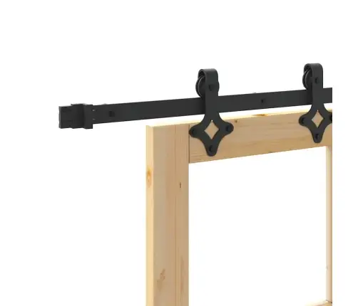 Bīdāmās Durvis Ar Aparatūras Komplektu 61X198.5 Cm Cieta Koka Priedes Vidaxl