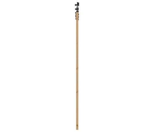 Bīdāmās Durvis Ar Aparatūras Komplektu 61X198.5 Cm Cieta Koka Priedes Vidaxl