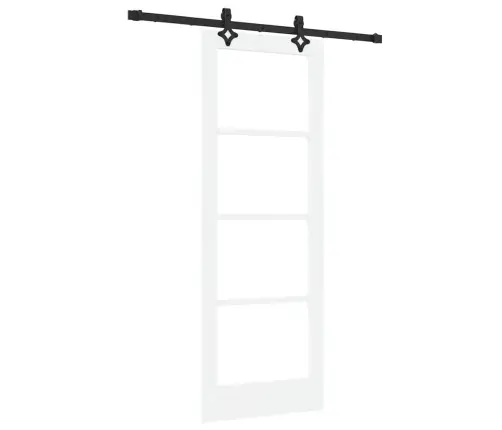 Stumdomos Durys Kita Balta 73.5 X 198.5 Cm Medis Ir Metalas
