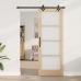 Slīdošās Durvis Ar Aprīkojuma Komplektu 78X211 Cm Masīvkoka Priedei Vidaxl