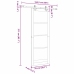 Slīdošās Durvis Ar Aprīkojuma Komplektu 78X211 Cm Masīvkoka Priedei Vidaxl