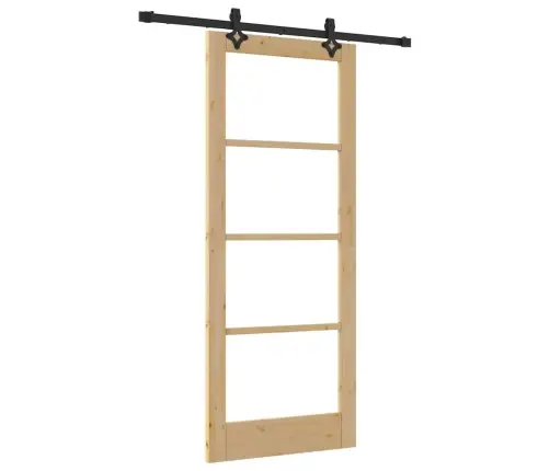 Libisev Uks Neutraalne 83 X 202 Cm Soe Männipuit Ja Klaas