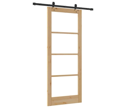 Stumdomos Durys Kita Ruda 86 X 211 Cm Medis Ir Metalas