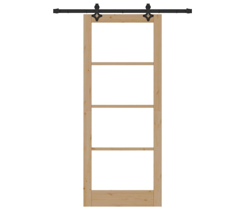 Stumdomos Durys Kita Ruda 86 X 211 Cm Medis Ir Metalas