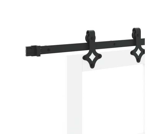 Libisev Uks Muu Valge 73.5 X 198.5 Cm Puit Ja Metall