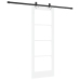 Libisev Uks Muu Valge 73.5 X 198.5 Cm Puit Ja Metall