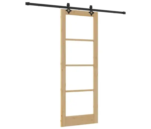 Stumdomos Durys Kita Ruda 78 X 211 Cm Medis Ir Metalas