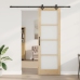 Bīdāmās Durvis Ar Aparatūras Komplektu 78X232 Cm Masīvkoka Priede Vidaxl